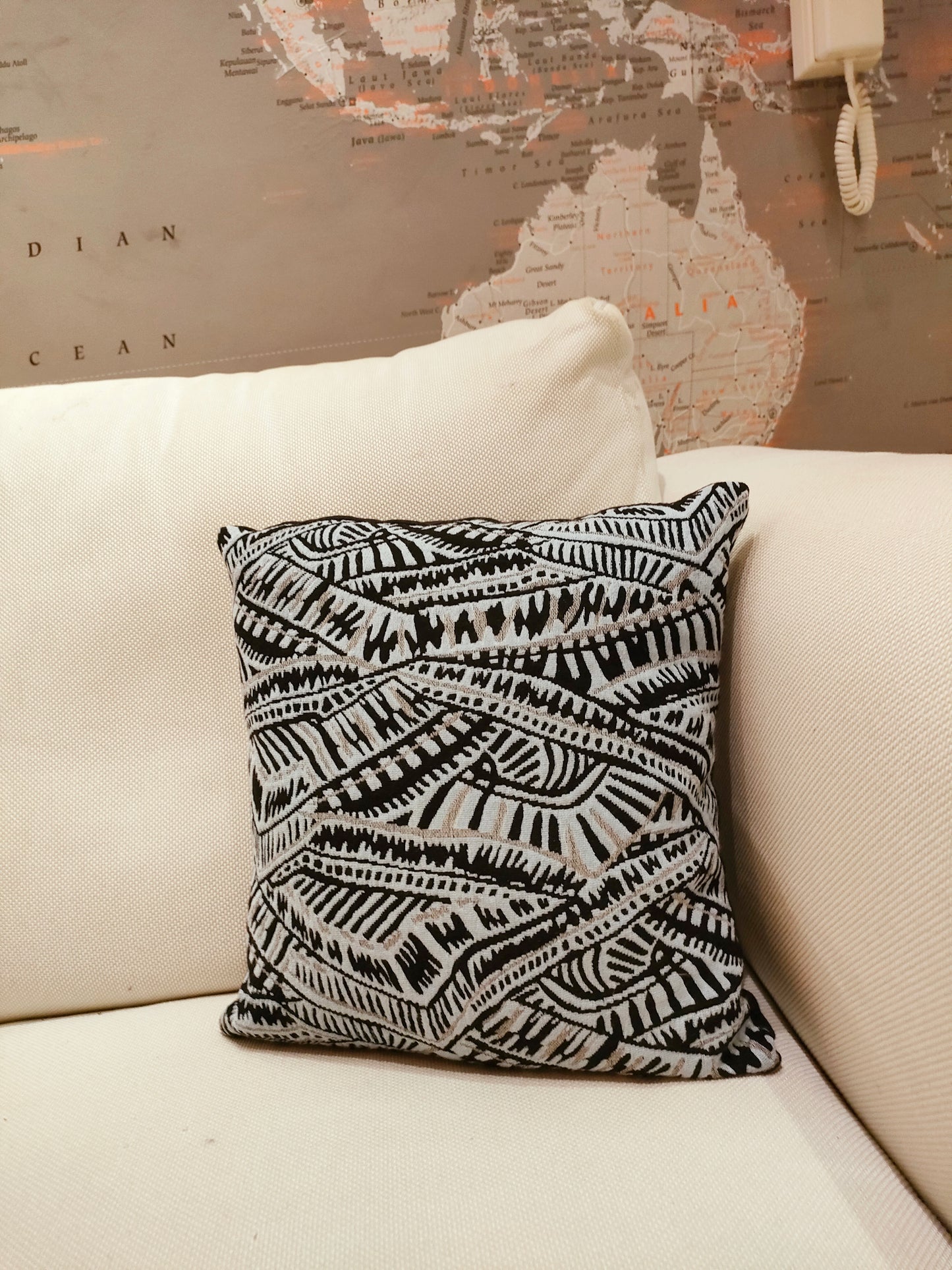 Cuscino quadrato jacquard