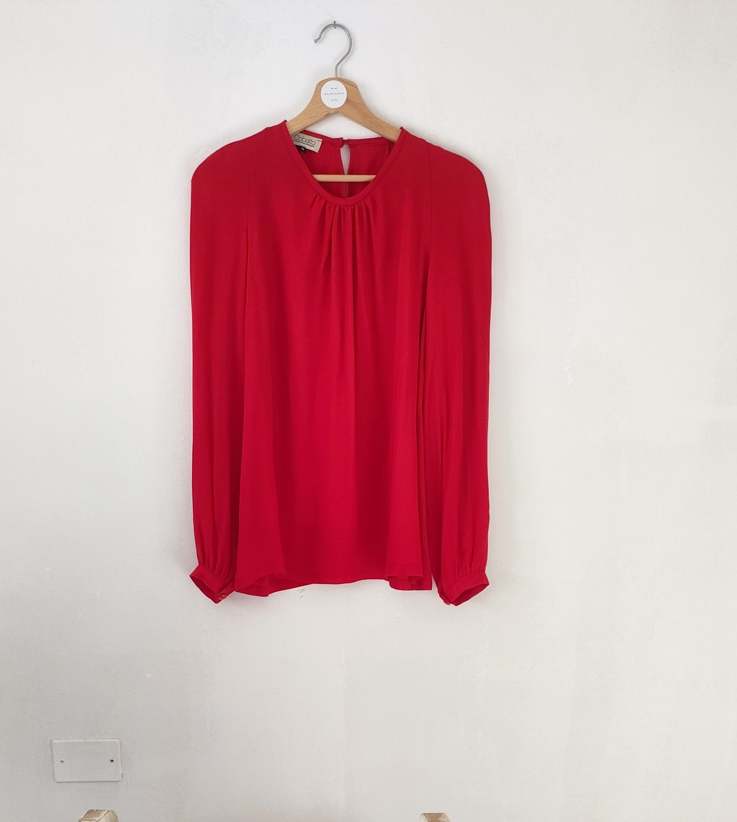 Blusa Rossella in viscosa rossa