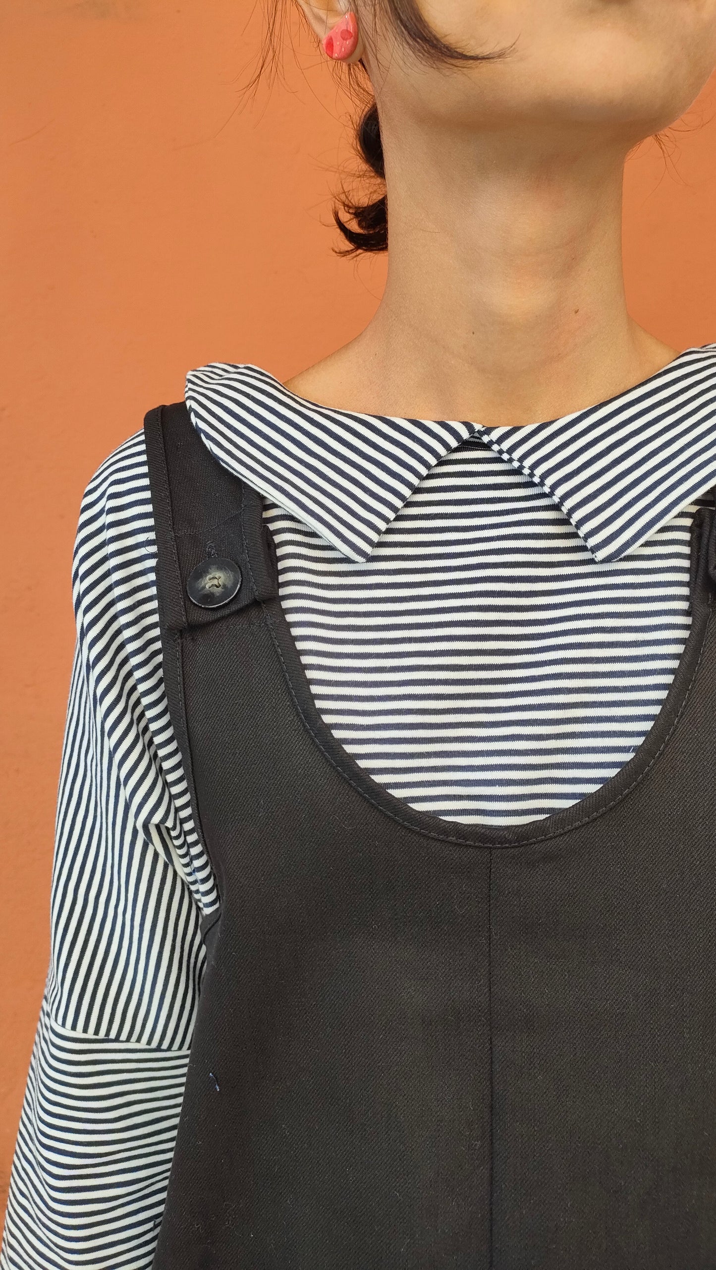 Salopette Anne denim nero