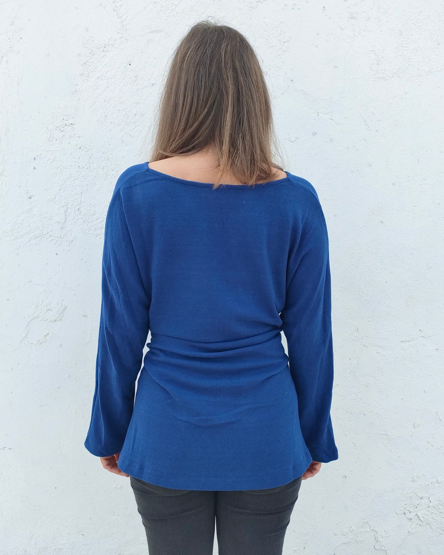 Maglia Multi azzurra caldo cotone