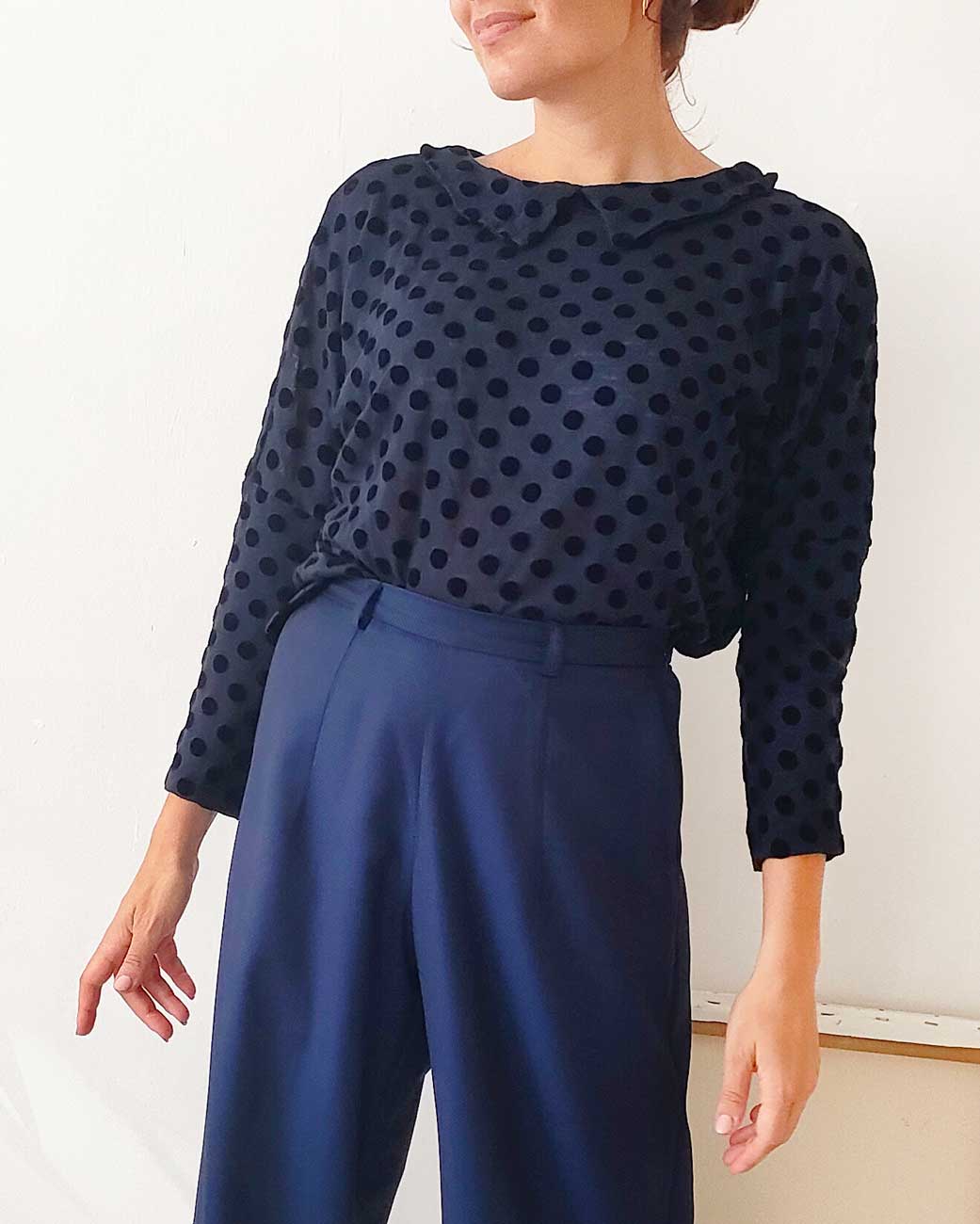 Maglia Candy con pois