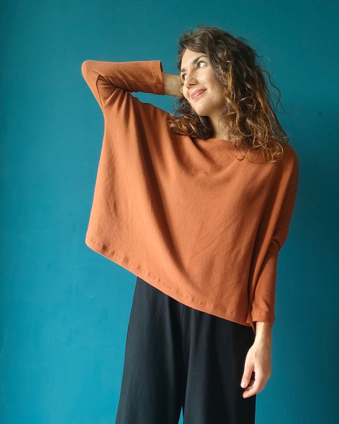 Ayaka arancio caldo cotone