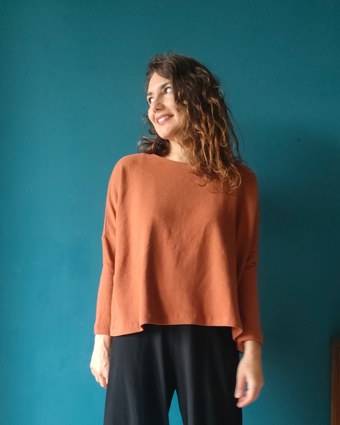 Ayaka arancio caldo cotone
