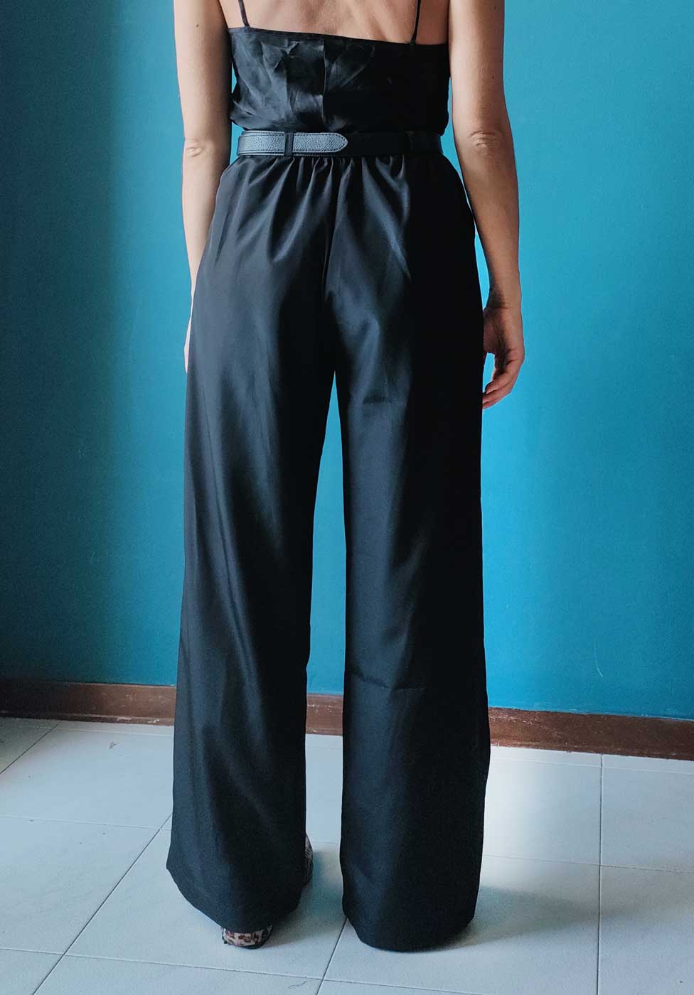 Pantalone Sayuri seta nero