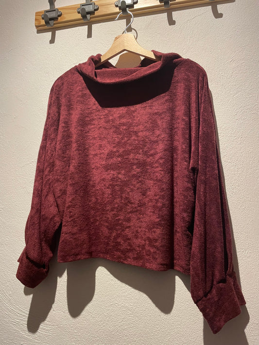 Maglia Juliet caldo cotone vinaccia